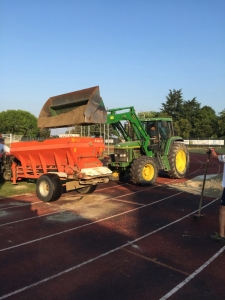 campo da calcio prima dei lavori