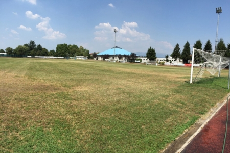 Dettaglio campo da calcio