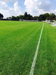 Campo da calcio dopo i lavori