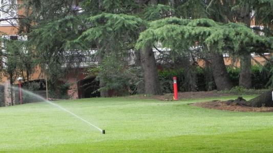 Parco del centro sportivo dopo i lavori